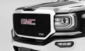6202131 | T-Rex Laser Billet Series Grille | Horizontal | Aluminum | Black | 1 Pc | Insert | w/Logo Cutout