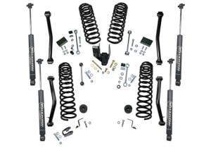 K192 | Superlift 4 inch Dual Rate Coil Spring Suspension Lift Kit with Shadow Shocks (2018-2025 Wrangler JL Unlimited 4WD)