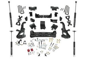 K255S | Superlift 6 inch Suspension Lift Kit with Shadow Shocks (2020-2025 Silverado, Sierra 2500HD, 3500 HD 4WD)