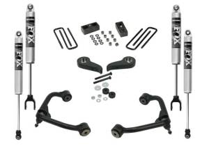 K1013F | Superlift 3 Inch GM Suspension Lift Kit with Fox 2.0 Shocks (2020-2025 Silverado, Sierra 2500 HD, 3500 HD | Without Overloads)