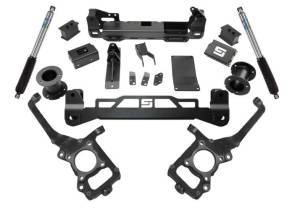 K130B | Superlift 6 Inch Suspension Lift Kit With Bilstein Rear Shocks (2021-2024 F150 4WD)