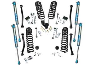 K184KG | Superlift 4 Inch Dual Rate Coil Spring Suspension Lift Kit With King 2.0 Shocks (2018-2025 Wrangler JL Unlimited 4WD)