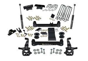 K182 | Superlift 6 Inch Suspension Lift Kit With Shadow Shocks (2019-2024 Silverado, Sierra 1500 4WD | Excludes AT4, Trailboss)