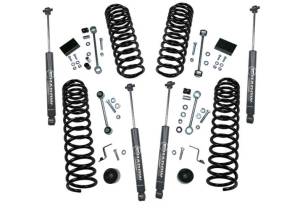 K190 | Superlift 2.5 inch Dual Rate Coil Spring Suspension Lift  Kit with Shadow Shocks (2018-2025 Wrangler JL Unlimited 4WD)