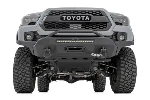 Rough Country - 71095 | Rough Country LED Fog Light Kit For Toyota Tacoma | 3.5 Inch, Round Black Series, Amber DRL - Image 3