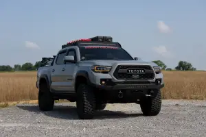 Rough Country - 71095 | Rough Country LED Fog Light Kit For Toyota Tacoma | 3.5 Inch, Round Black Series, Amber DRL - Image 8