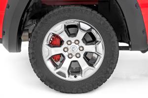 Rough Country - 71148A | Rough Country Caliper Covers For Ram 1500 2WD/4WD | Front and Rear, Red - Image 3