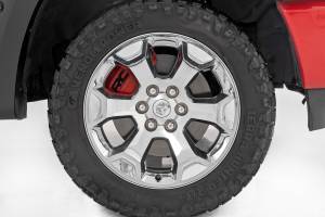 Rough Country - 71148A | Rough Country Caliper Covers For Ram 1500 2WD/4WD | Front and Rear, Red - Image 4