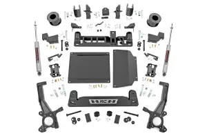 71230 | Rough Country 6 Inch Lift Kit w/ Strut Spacers / Rear N3 Shocks Toyota Tundra with Auto Adjusting Headlights 2WD/4WD (2022-2025)