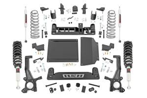 71240 | Rough Country 6 Inch Lift Kit w/ M1 Struts / Rear M1 Shocks Toyota Tundra 2WD/4WD Without Auto Adjusting Headlights (2022-2025)