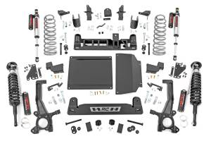 71250 | Rough Country 6 Inch Lift Kit For Toyota Tundra 2WD/4WD | Without Auto Adjusting Headlights, Vertex Coilovers With Rear Vertex Shocks