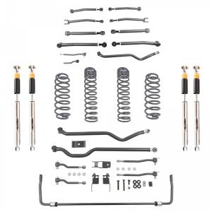 153204HKP | Belltech 4 Inch Complete Suspension Lift Kit with Trail Performance Plus Shocks & Sway Bar (2020-2023 Wrangler JL Unlimited 4WD)