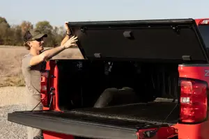 Rough Country - 49119651 | Rough Country Hard Tri-Fold Flip Up Bed Cover (2014-2018 Silverado, Sierra 1500 2WD/4WD | 2015-2019 Silverado, Sierra 2500 HD, 3500 HD 2WD/4WD | 6'7" Bed) - Image 7