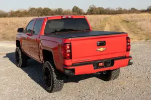 Rough Country - 49119651 | Rough Country Hard Tri-Fold Flip Up Bed Cover (2014-2018 Silverado, Sierra 1500 2WD/4WD | 2015-2019 Silverado, Sierra 2500 HD, 3500 HD 2WD/4WD | 6'7" Bed) - Image 6