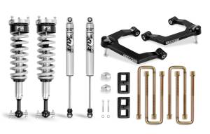 210-P0879 | Cognito 3 Inch Performance Ball Joint Leveling Lift Kit With Fox PS Coilover 2.0 IFP Shocks (Silverado Sierra 1500 2WD/4WD)