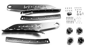 Z335471 | ZROADZ Front Roof LED Bracket to mount (1) 52 Inch Curved LED Light Bar (2017-2022 F250, F350 Super Duty)