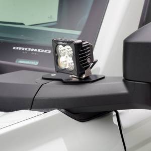 ZROADZ - Z365401-KIT4 | ZROADZ Mirror/Ditch Light LED KIT, Includes (2) 3 inch ZROADZ White LED Pod Lights (2021-2023 Bronco) - Image 8
