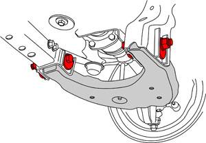 SPC Performance - 25430 | SPC Performance Alignment Caster/Camber Bolts Kit For 95-02 Toyota 4Runner/94-04 Tacoma | 1-1/2 Degree - Image 2