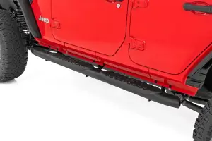 Rough Country - 21016 | Rough Country Oval Nerf Steps For Jeep Wrangler Unlimited 4WD | 4 Door - Image 2