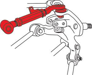 SPC Performance - 67590 | SPC Performance EZ Arm For Honda Odyssey | 2005-2017 | -2 To 4 Degree - Image 2