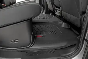 Rough Country - SM21612 | Rough Country Sure Fit Floor Mats For Crew Cab Chevrolet Silverado / GMC Sierra 1500, 2500 HD & 3500 HD | First & Second Row, Front Row Bucket Seats - Image 8