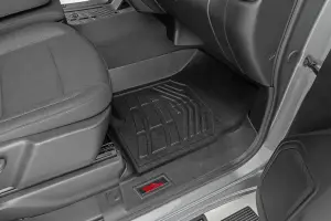 Rough Country - SM2161 | Rough Country Sure Fit Floor Mats For Chevrolet Silverado / GMC Sierra 1500, 2500 HD & 3500 HD | First Row, Front Row Bucket Seats - Image 5