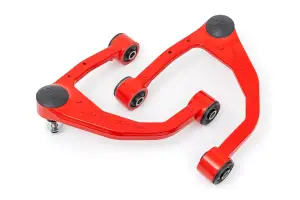 76801RED | Rough Country Forged Upper Control Arms, OE Upgrade For Toyota Tundra 2WD/4WD | Red Finish