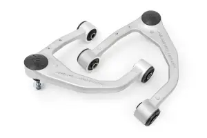 76801 | Rough Country Forged Upper Control Arms, OE Upgrade For Toyota Tundra 2WD/4WD | Aluminum Finish