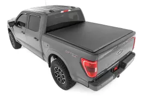 Rough Country - 42220550 | Rough Country Soft Roll Up Bed Cover (2015-2024 F150 Pickup 2WD/4WD | 5'7" Bed) - Image 2