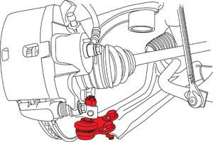 SPC Performance - 12715 | SPC Performance Front Lower Ball Joint For Acura RDX, Honda Civic/CR-V | Single - Image 2