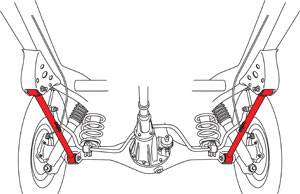 SPC Performance - 25945 | SPC Performance Lower Control Arms For Toyota 4Runner | Pair - Image 2