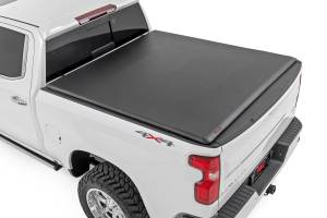 Rough Country - 42120580 | Rough Country Soft Roll Up Bed Cover For Chevrolet Silverado / GMC Sierra 1500 2WD/4WD | 5'10" Bed, Short Bed - Image 2