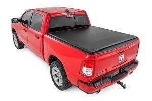 42320550 | Rough Country Soft Roll Up Bed Cover For Ram 1500 / 1500 TRX | 5'7" Bed