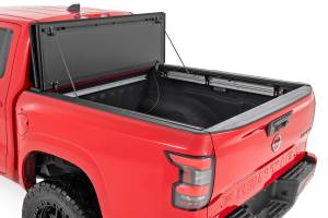 Rough Country - 49520551A | Rough Country Hard Tri-Fold Flip Up Bed Cover For Nissan Frontier 2WD/4WD | 5' Bed - Image 4