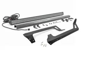 80504 | Rough Country LED Light Mounts Kit For Jeep Wrangler JK | Spectrum Series Light