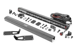 80568 | Rough Country Bumper LED Light Kit For Ram 2500/3500 4WD | Spectrum Series Light, Single Row