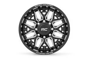 86201017 | Rough Country 86 Series Wheel | One-Piece | Gloss Black | 20x10 | 6x135 | -19mm