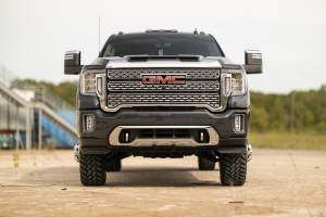 Rough Country - 95640RED | Rough Country 3 Inch Lift Kit For Chevrolet Silverado / GMC Sierra 3500 HD 2WD/4WD | Red Finish Arm, M1 Monotube Shocks - Image 5