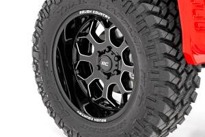 Rough Country - 96200012 | Rough Country 96 Series Wheel | One-Piece / Gloss Black / 20x9 / 6x5.5 / +0mm - Image 4