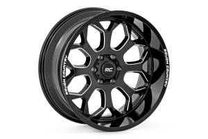 Rough Country - 96200012 | Rough Country 96 Series Wheel | One-Piece / Gloss Black / 20x9 / 6x5.5 / +0mm - Image 2