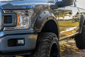 Rough Country - A-F11811-G1 | Rough Country Defender Fender Flares For Ford F-150 2/4WD (2015-2020) | Absolute Black - Image 5