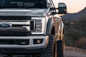 Rough Country - A-F21112-G1 | Rough Country Defender Fender Flares For Ford F-250 / F-350 Super Duty | Absolute Black - Image 2