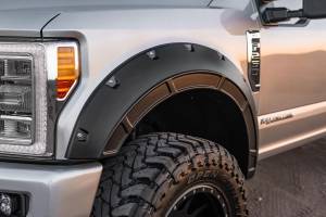 Rough Country - A-F21112-G1 | Rough Country Defender Fender Flares For Ford F-250 / F-350 Super Duty | Absolute Black - Image 3