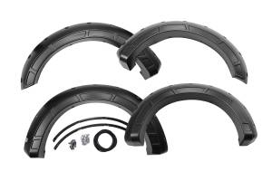 A-F21112-G1 | Rough Country Defender Fender Flares For Ford F-250 / F-350 Super Duty | Absolute Black