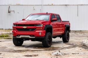 Rough Country - F-C11413A-GAZ | Rough Country Pocket Fender Flares Chevrolet Silverado 1500 (2014-2018) / 2500 HD (2015-2019) | 5' 8" Bed, Summit White - Image 12