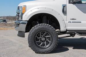 Rough Country - F-F21112-UX | Rough Country Pocket Fender Flares For Ford F-250 / F-350 Super Duty (2017-2022) | Ingot Silver Metallic - Image 4