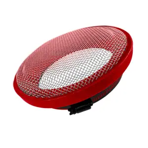 77-3005 | S&B Filters Turbo Screen 6.0 Inch Red Stainless Steel Mesh W/Stainless Steel Clamp