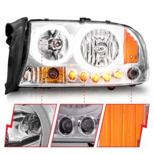 Anzo USA - 111059 | Anzo USA Crystal Headlights Chrome 1pc (1997-2004 Dakota | 1998-2003 Durango) - Image 2