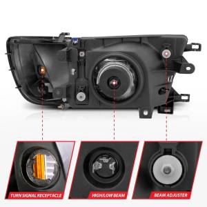 Anzo USA - 111077 | Anzo USA Crystal Headlights Black (1999-2002 4 Runner) - Image 4