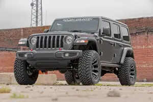 Rough Country - 79740 | Rough Country 2.5 Inch Lift Kit For Jeep Wrangler Unlimited & Rubicon 4WD | M1 Monotube Shocks - Image 4